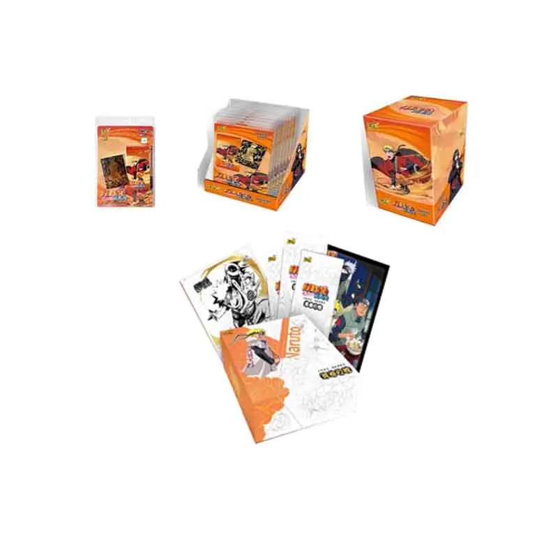 Wholesales Naruto Collection Cards 1box Ninja Soul Kayou Bubble Wave2 Youth Gift Box Anime Cards Children's Toys