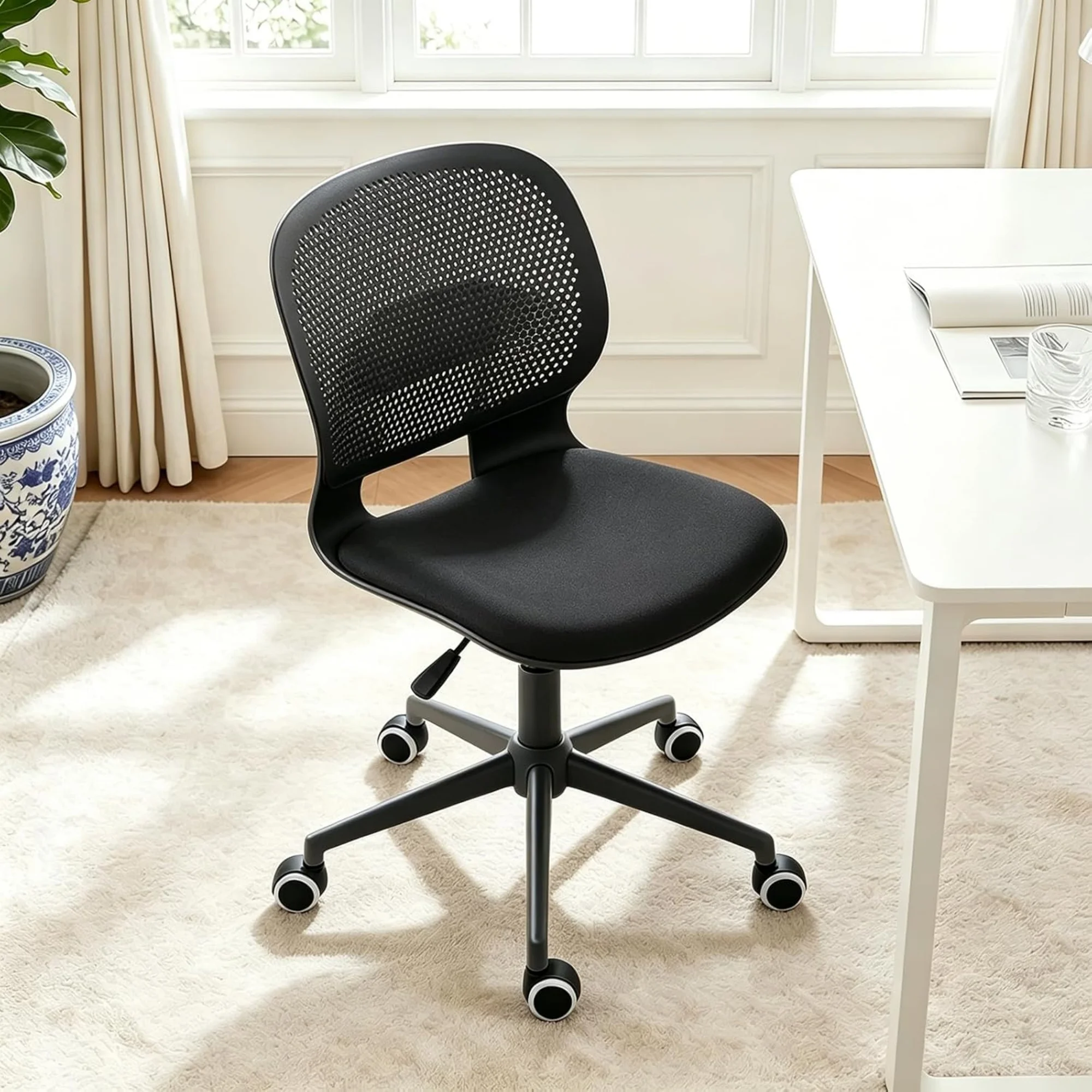 Task Chair Mid Back - Cadeira de Escritório para Casa, Cadeira