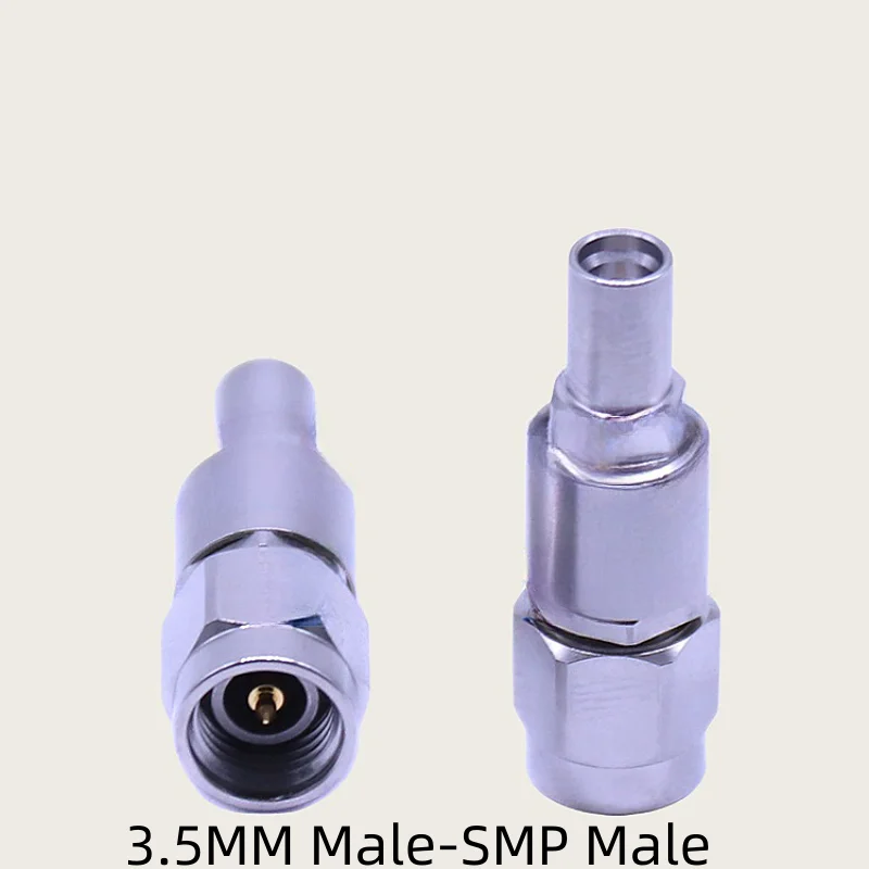 1pcs Stainless steel test adapter 3.5MM to SMP Male plug & Female jack millimeter wave test connector 26.5G