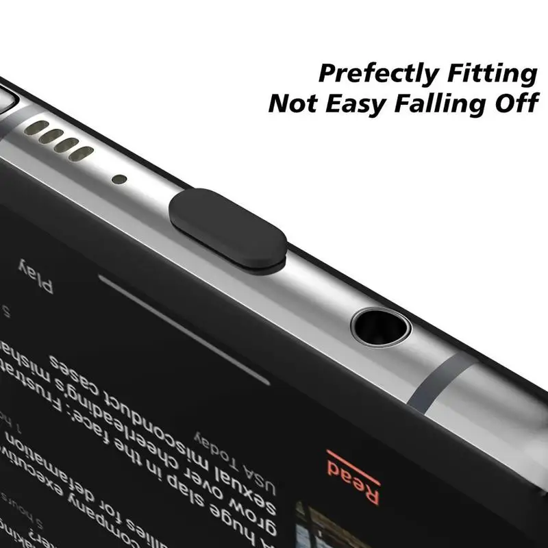 16PCS Type C Silicone Dust Plugs USB Charging Port Protector Cover Type C Anti-dust Caps For Laptops