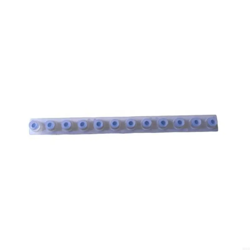 Electronic Keyboard Contact Pad for MK118 12-Key Models, Translucent Unified Row with 12 Round Contacts for Key Contact 69HD