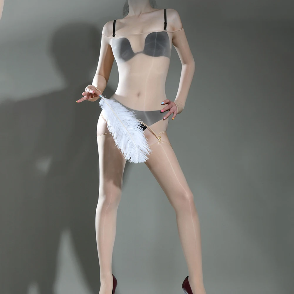 

Crotchless Bodystocking Socks Bodystocking Sleeve Style Bodysuit Socks Clothing Length Style Off Shoulder Gender