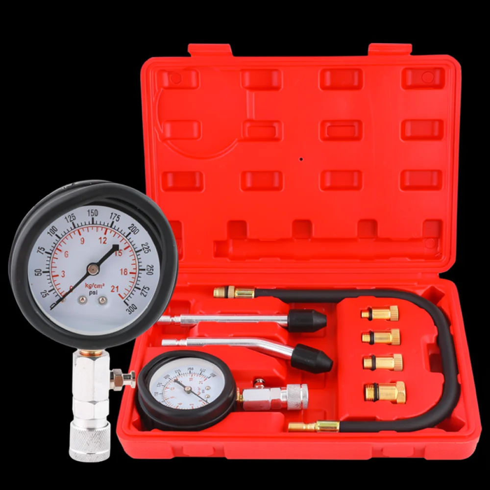 Cylinder Pressure Diagnostic Gauge Kit For Car Motorcycle Engine Repair Maintenance Tools Measurement Accessories