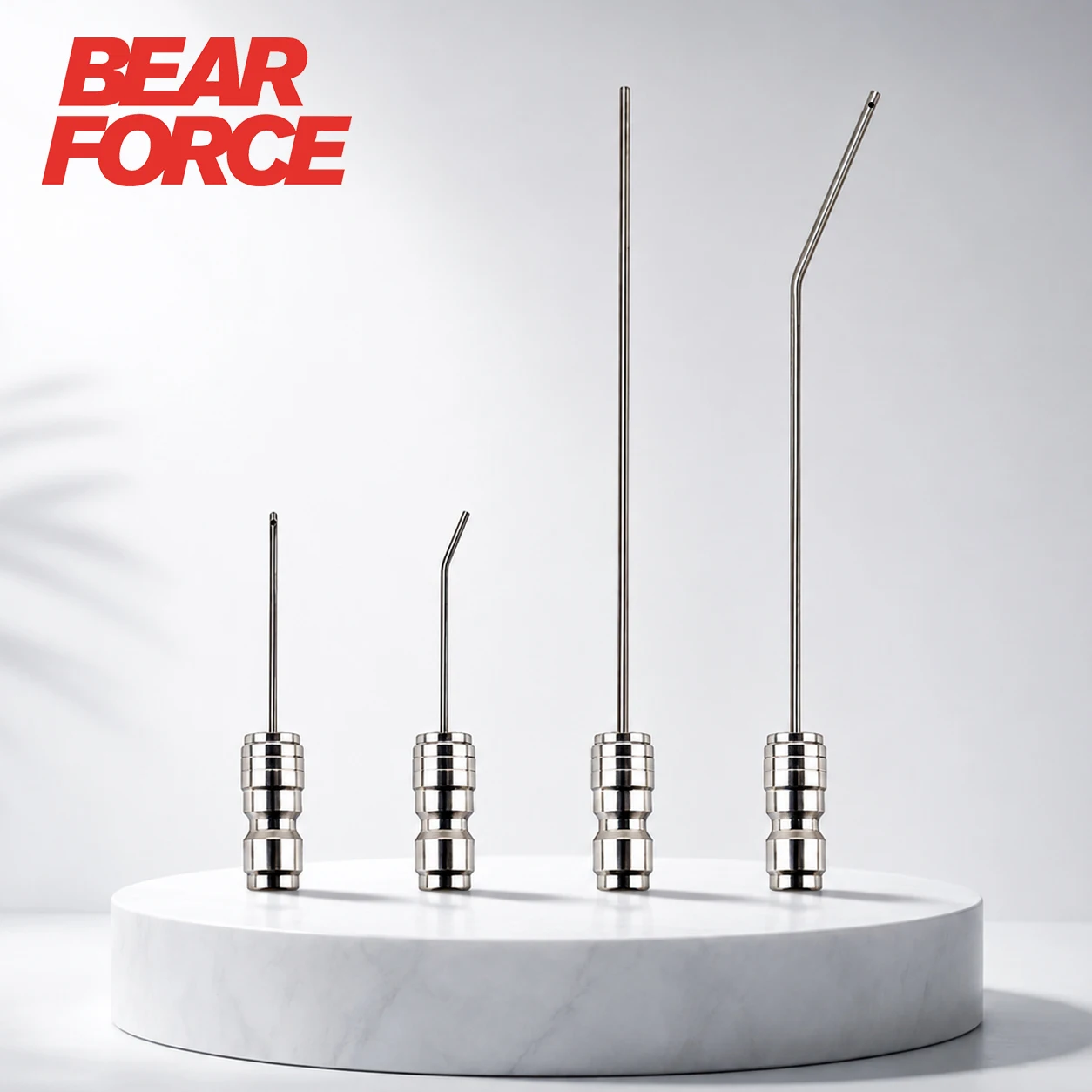BEAR FORCE Stainless Steel Pressure Washer Needle Nozzle Kit, 1/4