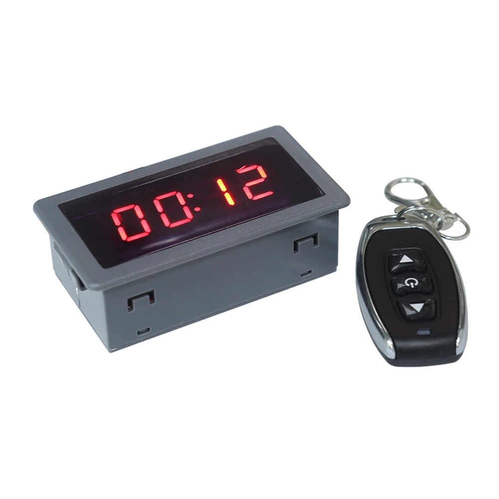 DC 6V-30V Remote Control Timing Switch Delay Module Stroller Intelligent Remote Control Timer Support Learning Code Pairing