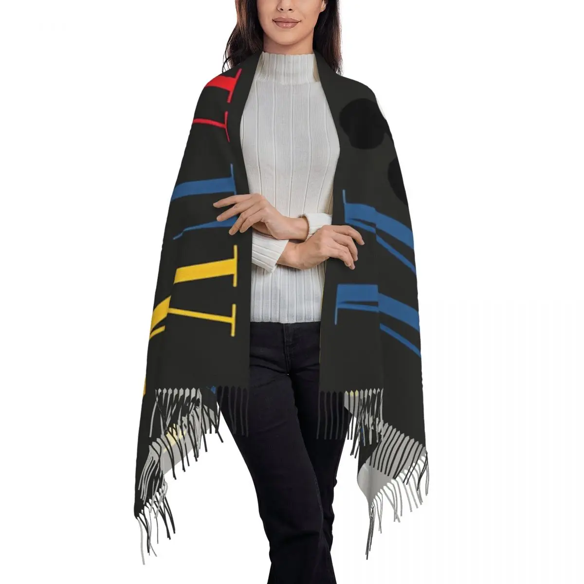 Disney Mickey Mouse Scarfs for Women Pashmina Shawl Wraps for Evening Dresses Large Warm Soft Scarves