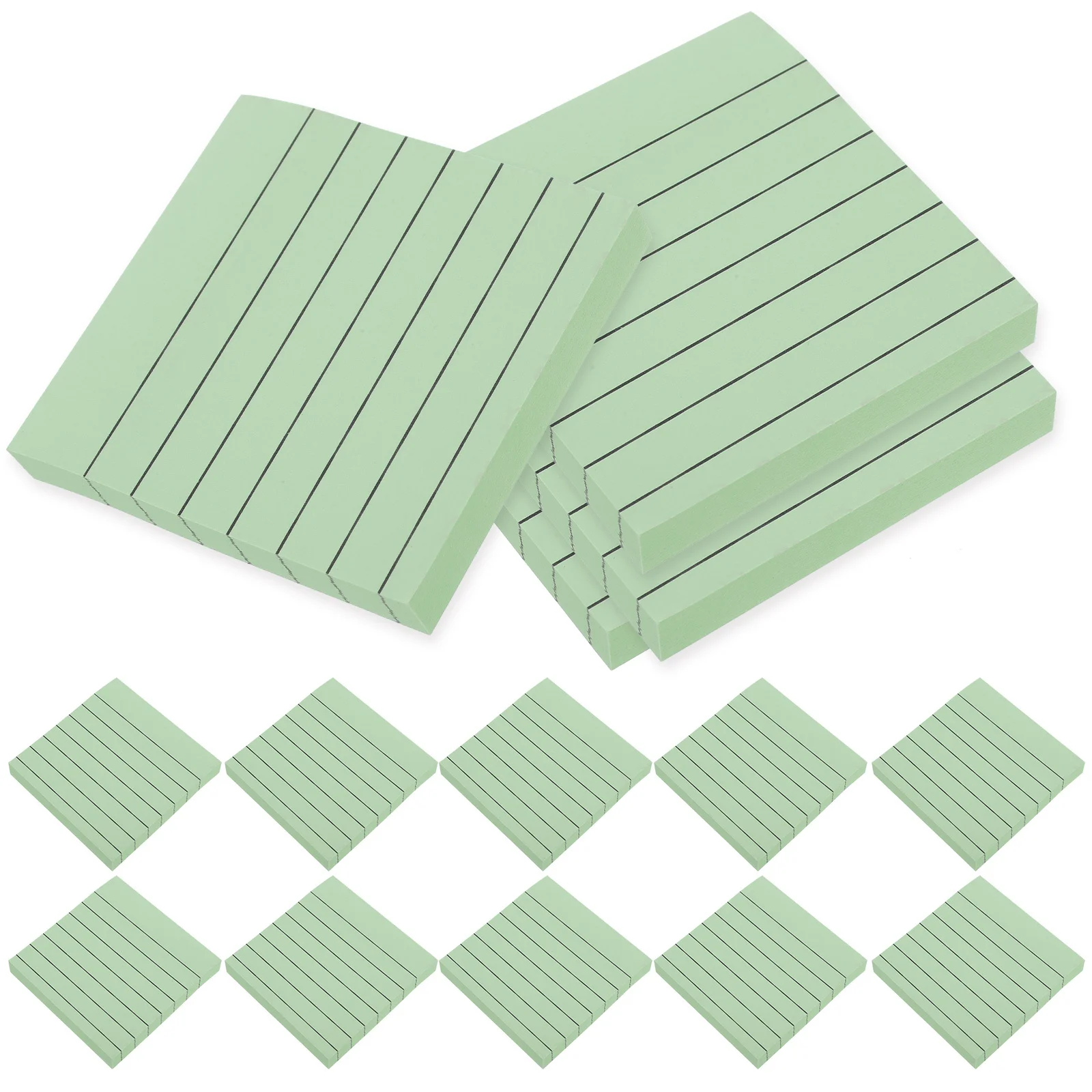 

20Pcs Colorful Lined Memo Pads for Students Teachers Office Workers Portable Lightweight Schedule Planning Pads