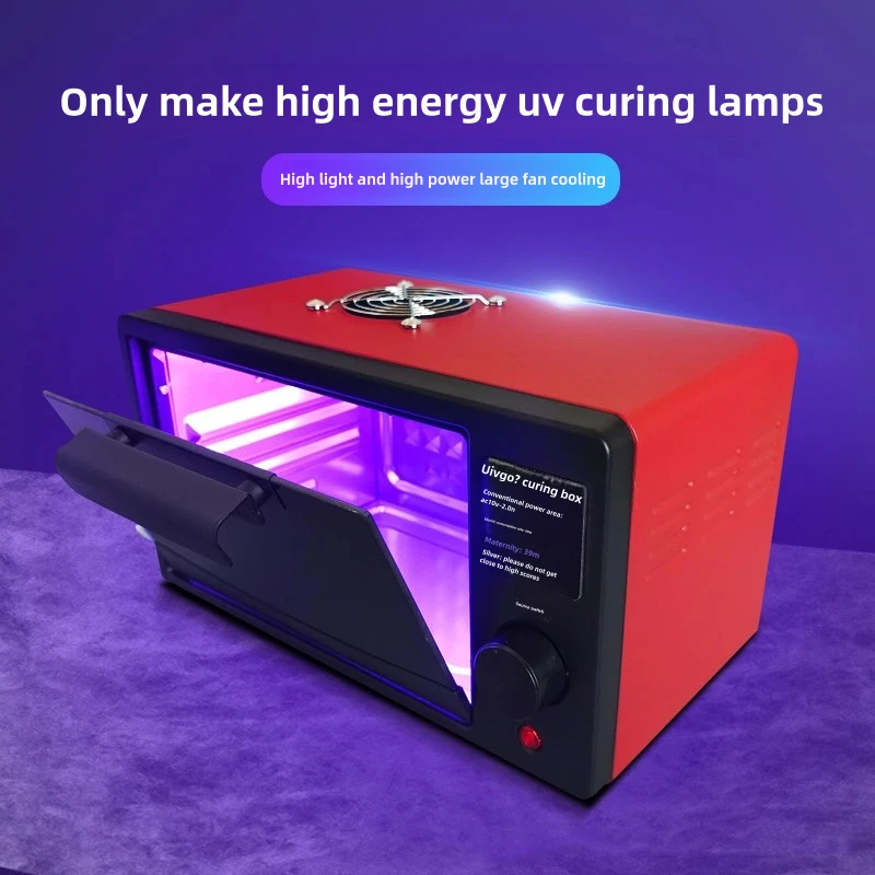 80W UV Curing Cabinet High Intensity Ultraviolet Light for Phone Repair OCA Glue Curved Flexible Display UV Adhesive Curing 240W
