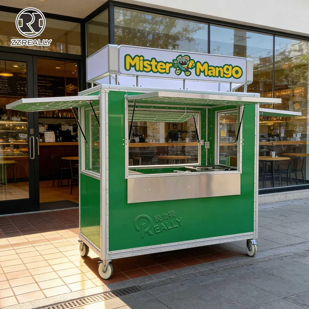 

Custom Catering Trailer Mobile Fast Food Trailer Snack Coffee Vending Cart Custom Built Concession Food Truck With Full Kitchen