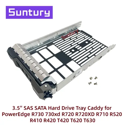 3.5'' SAS SATA Hard Drive Tray Caddy for PowerEdge R730 730xd R720 R720XD R710 R520 R410 R420 T420 T620 T630 058CWC 0KG1CH