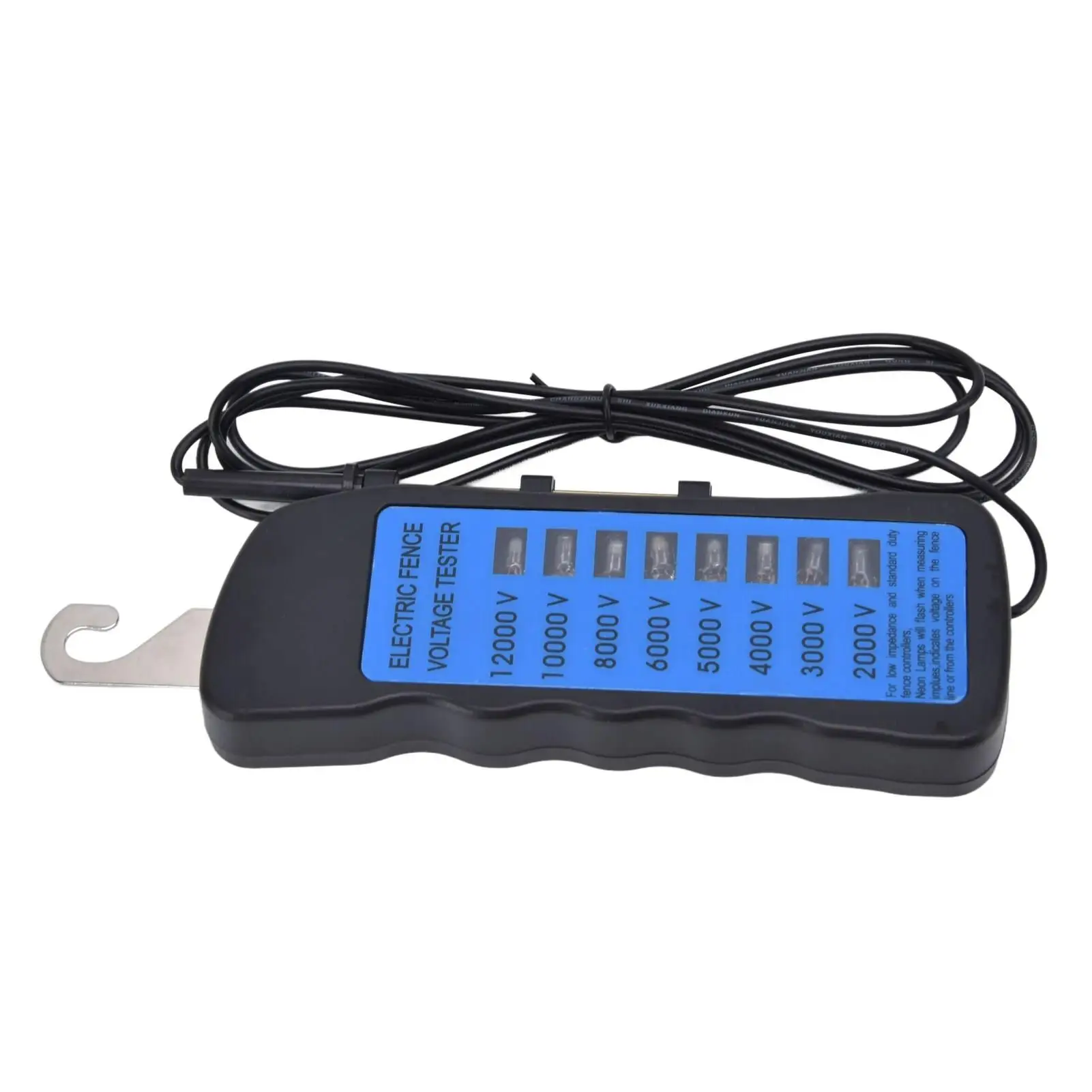 10/12KV Neon Fence Voltage Tester with 6/8 Waterproof Indicator Lights for farms