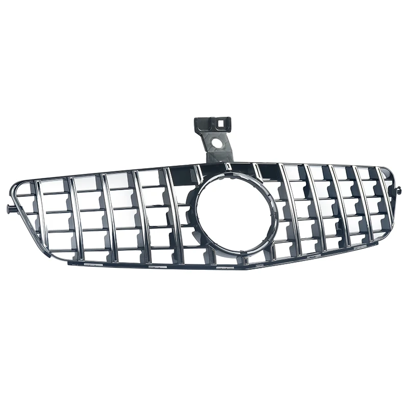 SAIQINGSP Car Accessories Tools Front Radiator Grille C class W204 / C204 / C43 / Coupe / Touring Silver/Black