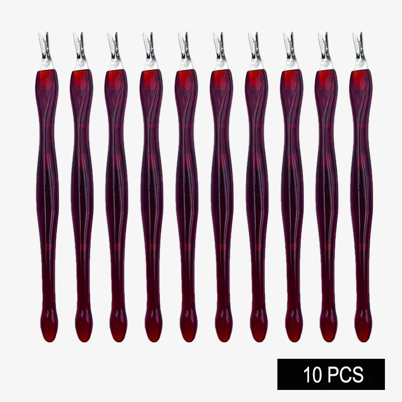 5/10/20/50Pcs Dead Skin Remover Nail art Gabel Häutchen Entferner Nipper Pusher Trimmer Edelstahl pediküre Nagel Pflege Nagel Werkzeug