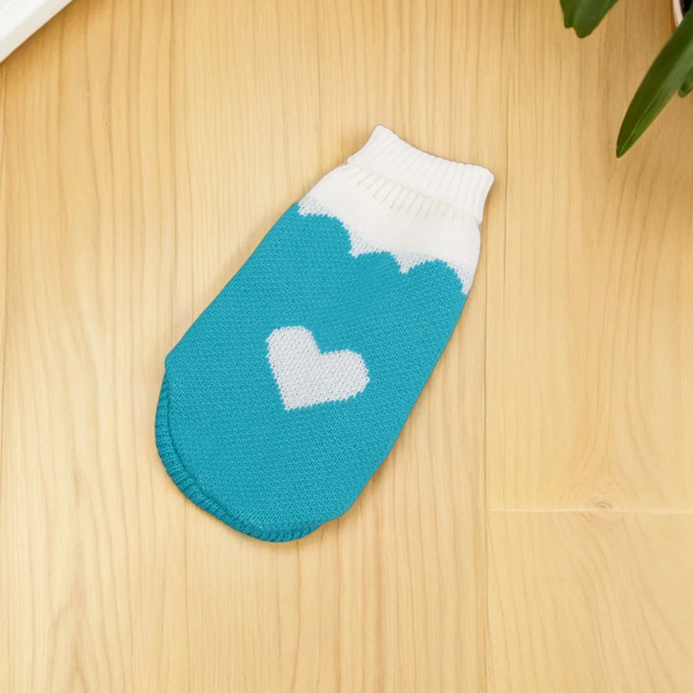 2 قطعة البلوزات الحيوانات الأليفة الدافئة الياقة المدورة محبوك الملابس للكلاب الصغيرة المتوسطة الكبيرة القطط الملابس الشتوية الكلب الملابس الكلب الملابس الدافئة