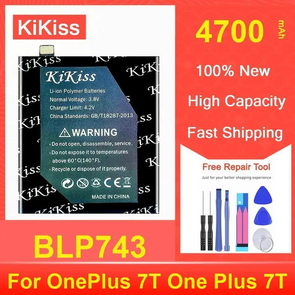 

Kikiss Battery 4700Mah BLP743 For Oneplus 7T One Plus