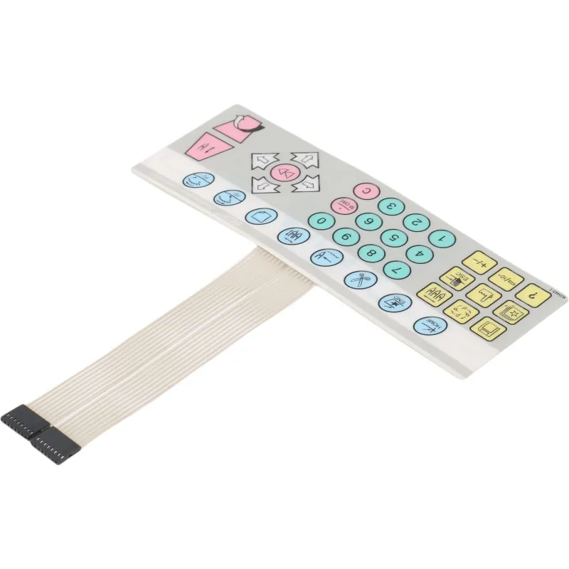 Computer Embroidery Machine Head Button Film - Type 18 Key Film