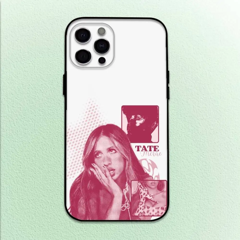 T-Tate M-McRae Phone Case  For iPhone17,16,15,14,13,12,11 Plus,Pro Max Soft Black Cover