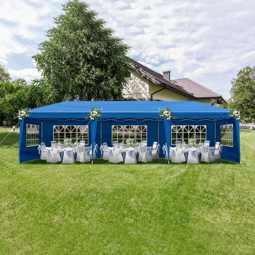 

Pop Up Canopy Tent with Sidewalls, Outdoor Gazebo Canopy Tent, Patio Event Tents Outdoor Commercial Canopy for Parties