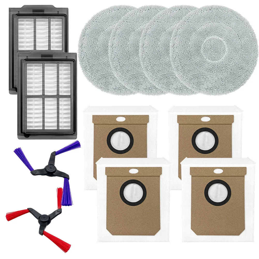 For Deerma X70 DEM-X70 Robot Vacuum Side Brush Filter Mop Cloth Dust Bag Replacement Parts Cleaning Accessories Kit