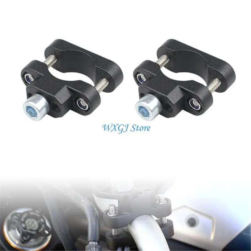 

37JE Electric Bike Scooter Adjustable Mirror Risers for Motorbike Rear View Extension