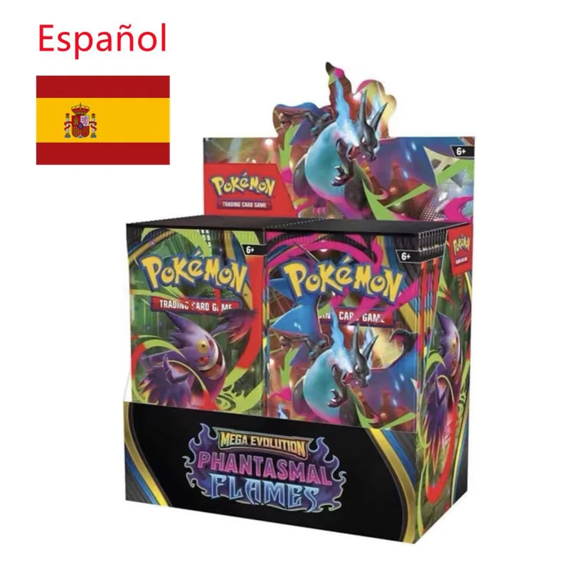 360 Piezas Pokémon Español Escarlata y Violeta: Mascarada al Atardecer, Cielos Evolutivos, Llamas Fantasmagóricas, Chispas Surgentes, Cartas Fusion Strike