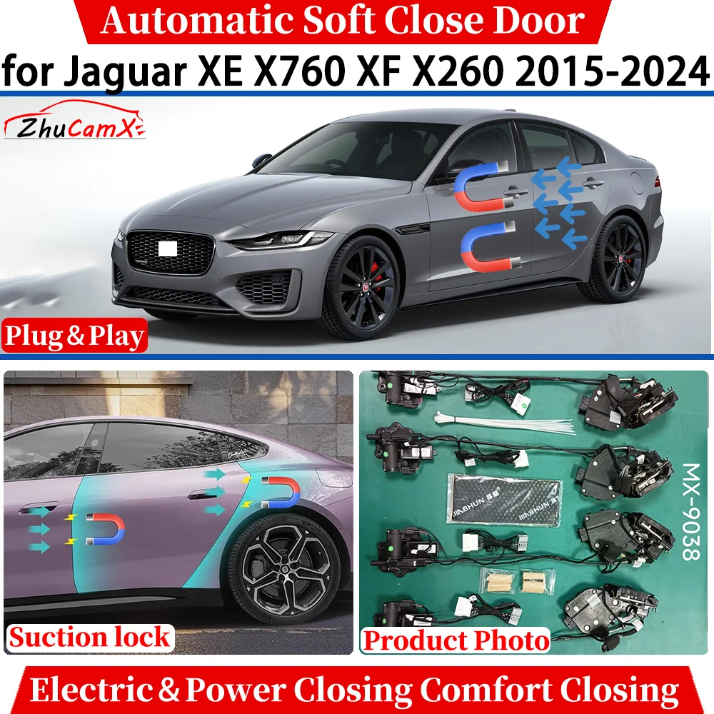 

Система автоматического плавного закрывания дверей с электроприводом и бесшумным доводчиком для Jaguar XE X760 XF X260 2015-2024