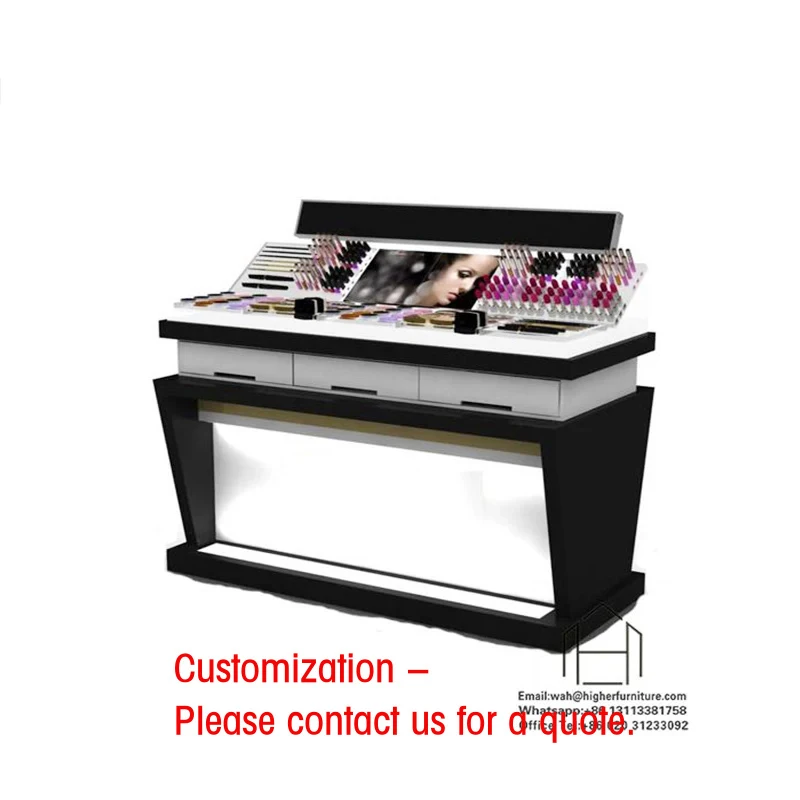 custom.Professional Custom Perfume Glass Perfume Display Holder Rack Acrylic Cosmetic Display Cabinet