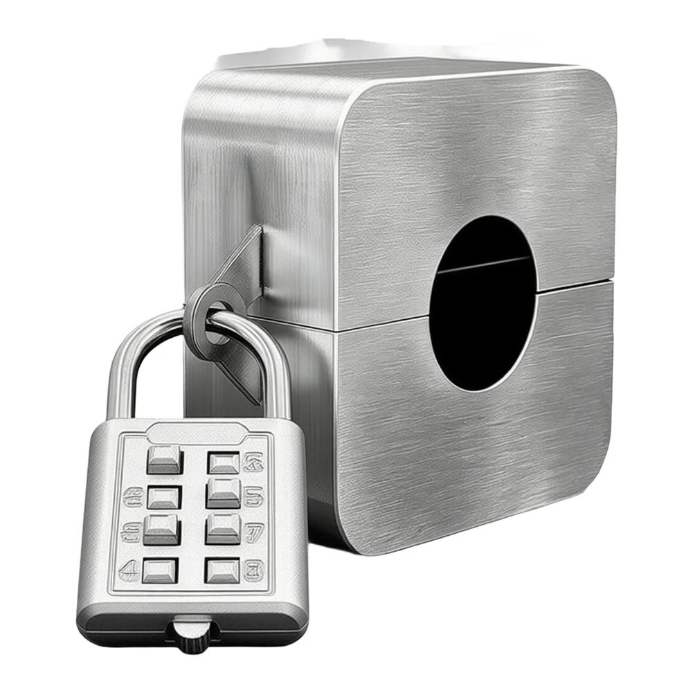 Stainless Steel Outdoor Tap Lock Kit With Coded Padlock For Garden Faucet Water Theft Protection And Secure Plumbing Fixture