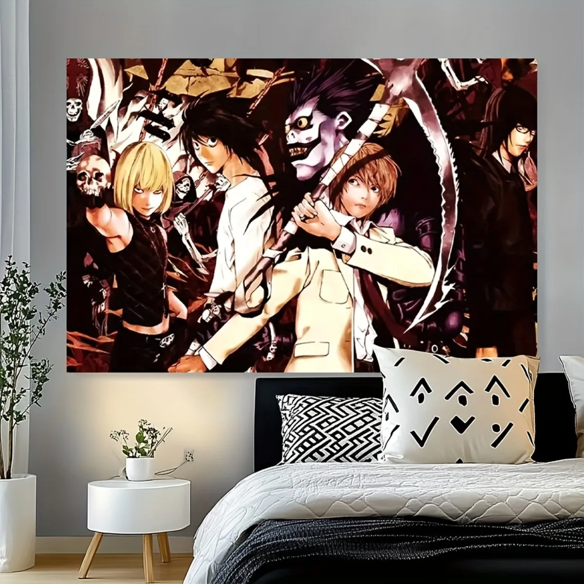 Tokyo Ghoul Anime Tapestry Wall Art Kaneki Ken and Characters Japanese Manga Decor Horror Series Fan Gift Room Decoration