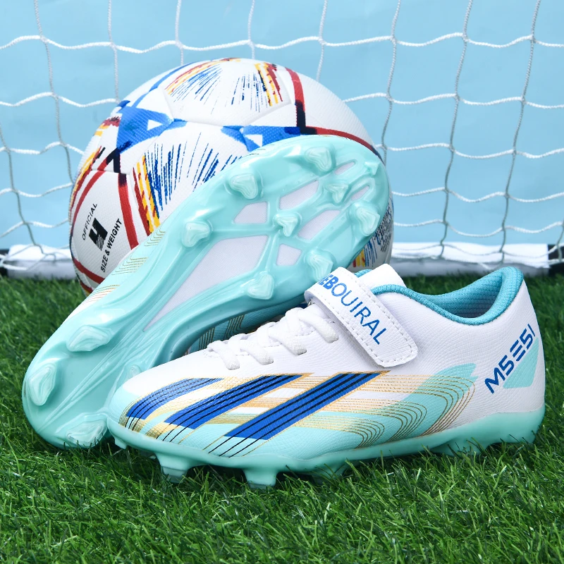 ใหม่รองเท้าฟุตบอลเล็บยาวสําหรับเยาวชนและเด็กต่ําฝึกซ้อมรองเท้ากีฬา