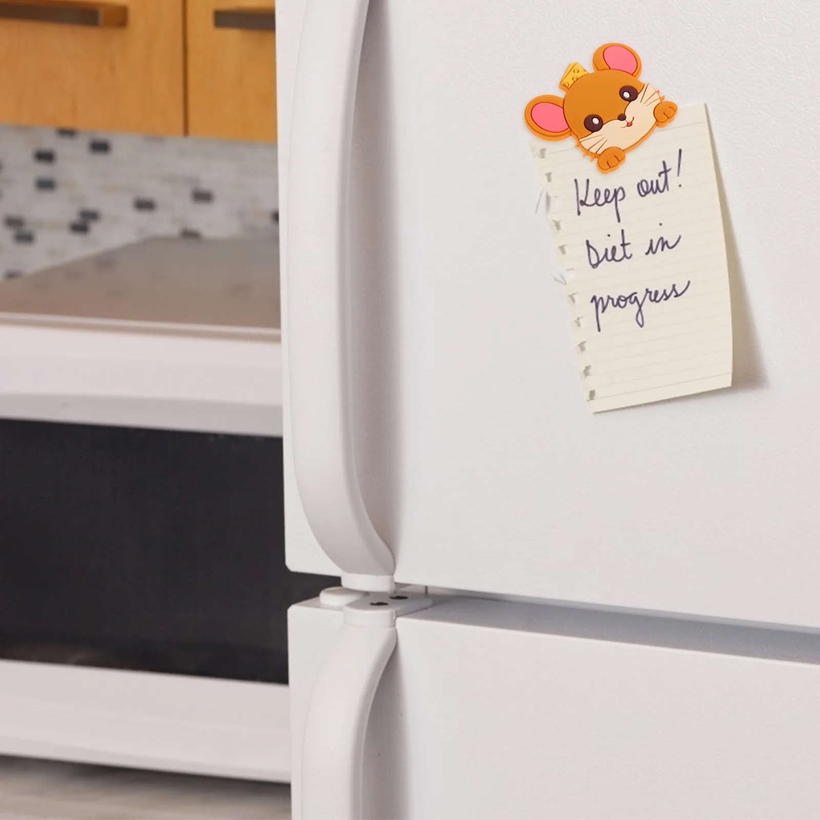 

10Pcs Animal Fridge Magnet Stickers Cartoon Refrigerator Message Pads Creative Kitchen Decoration Accessory Adsorption