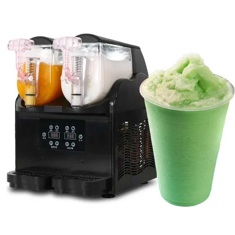 

Heavybao Certificated Counter Top Electric Commercial Mini Home Use Electric Frozen slush ice drink maker Slush Machine