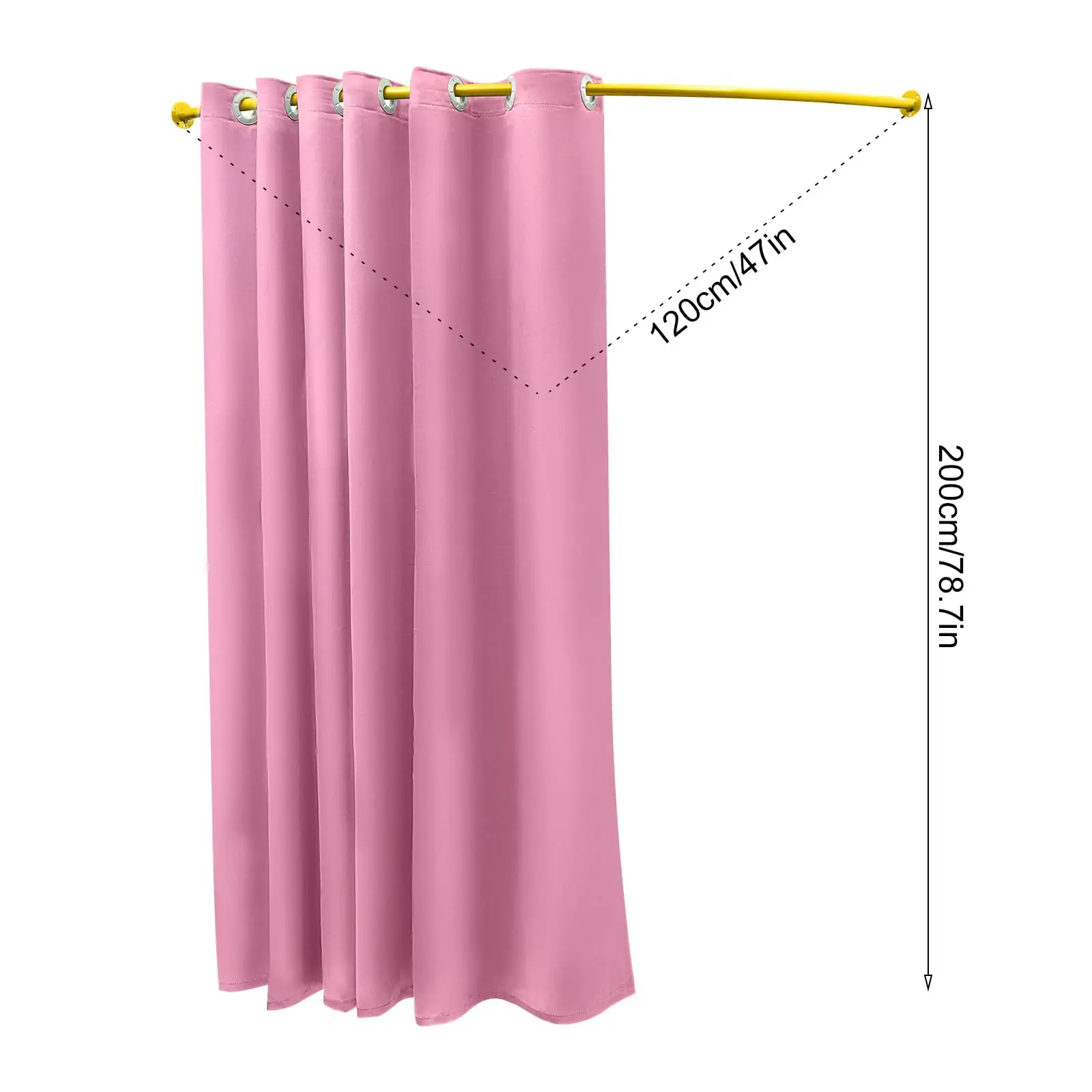 U-образная гардеробная, защита конфиденциальности, перегородка для раздевалки, примерочная и гардеробная для магазина одежды для бутика, перегородка для штор