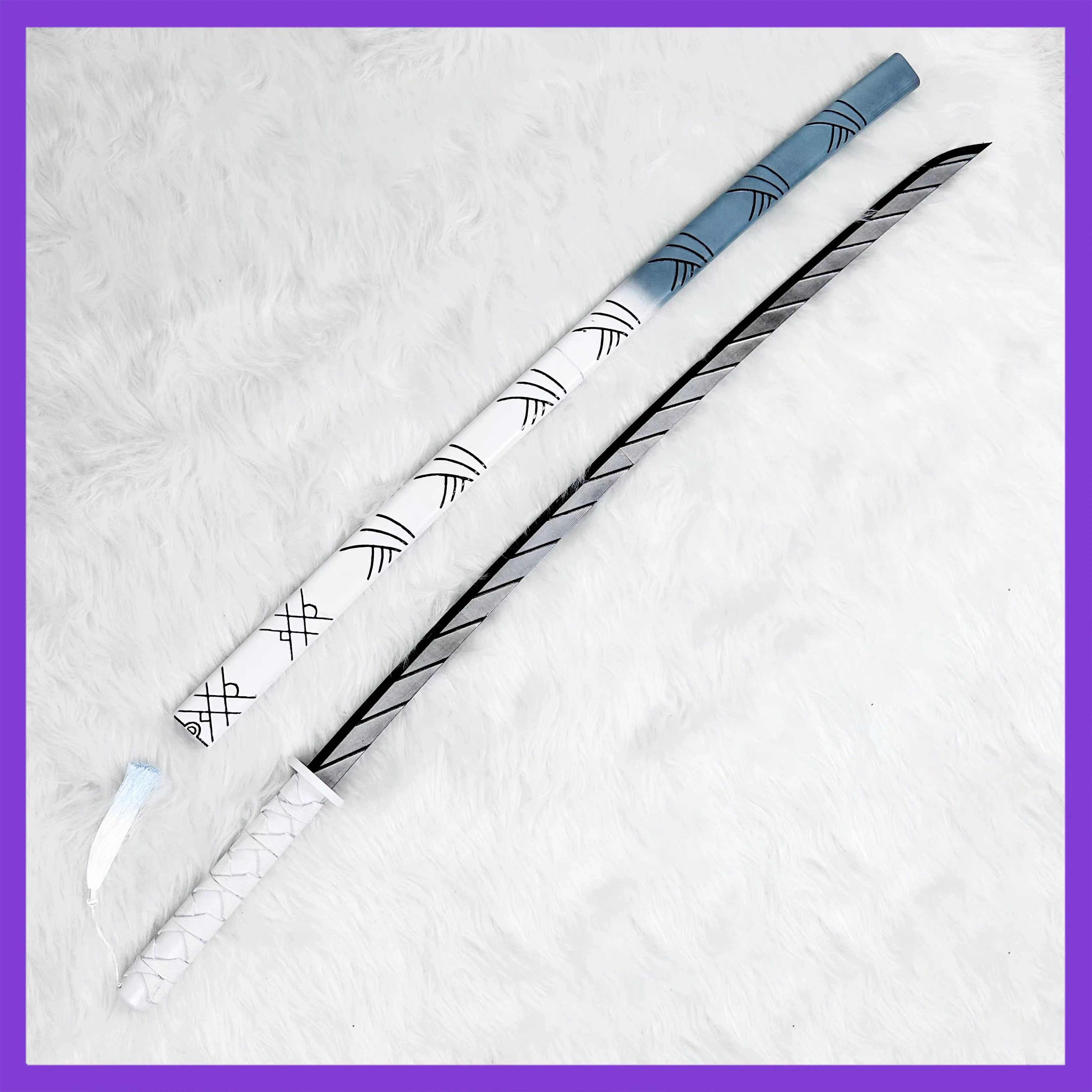 Game Limbus Company Ren Cosplay Prop Katana Pinky Apprentice Ren Role Play Hand Prop 130cm For Hallowmas Party Adult Unisex