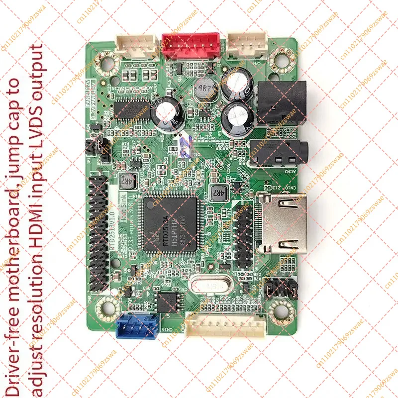 RTD2513V1.0 HDMI to LVDS Display Driver Board, Industrial Control Motherboard with 10 Built-in Programs