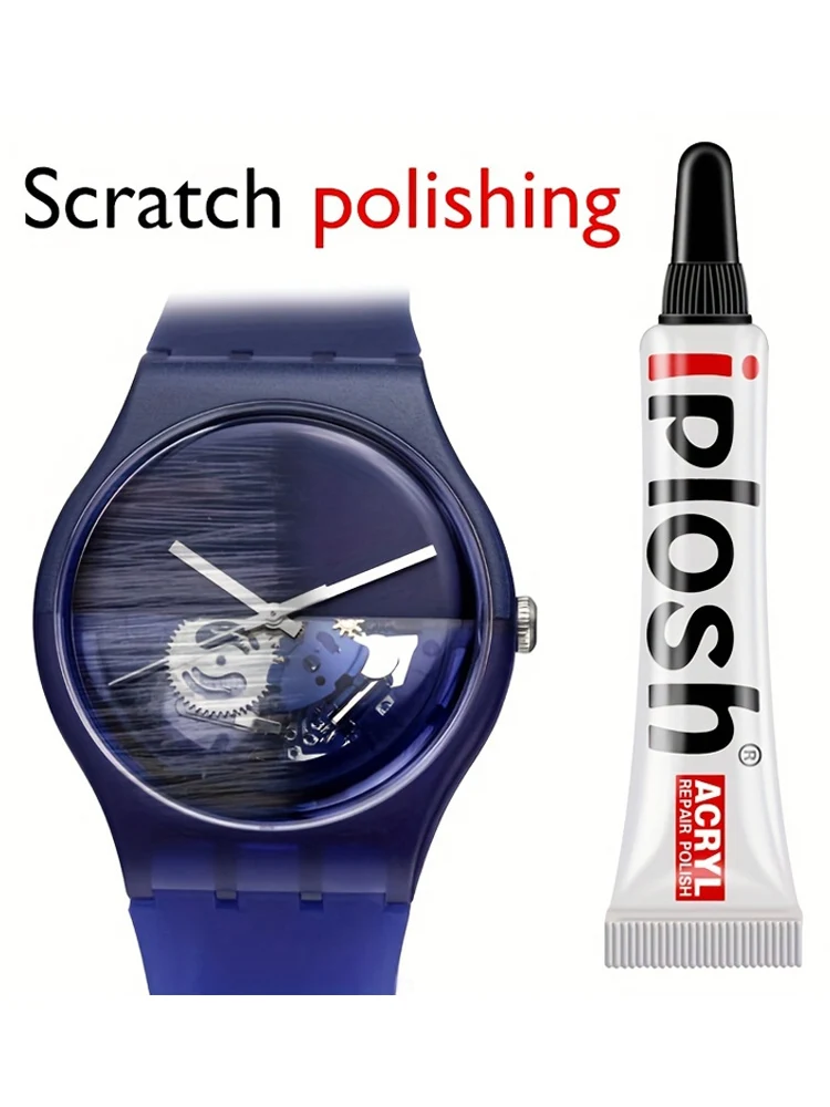 IPLOSH – crème réparatrice anti-rayures pour plastique, résine, acrylique, restaurateur de finition miroir pour montres, pâte de polissage pour tableau de bord de voiture, 1 pièce