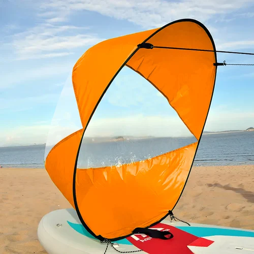 Imagen 2 del producto Tabla de Surf, vela de viento, accesorios SUP, paleta de Kayak plegable de 42 pulgadas, 5 colores, tabla de Surf, accesorios para deportes acuáticos y barcos