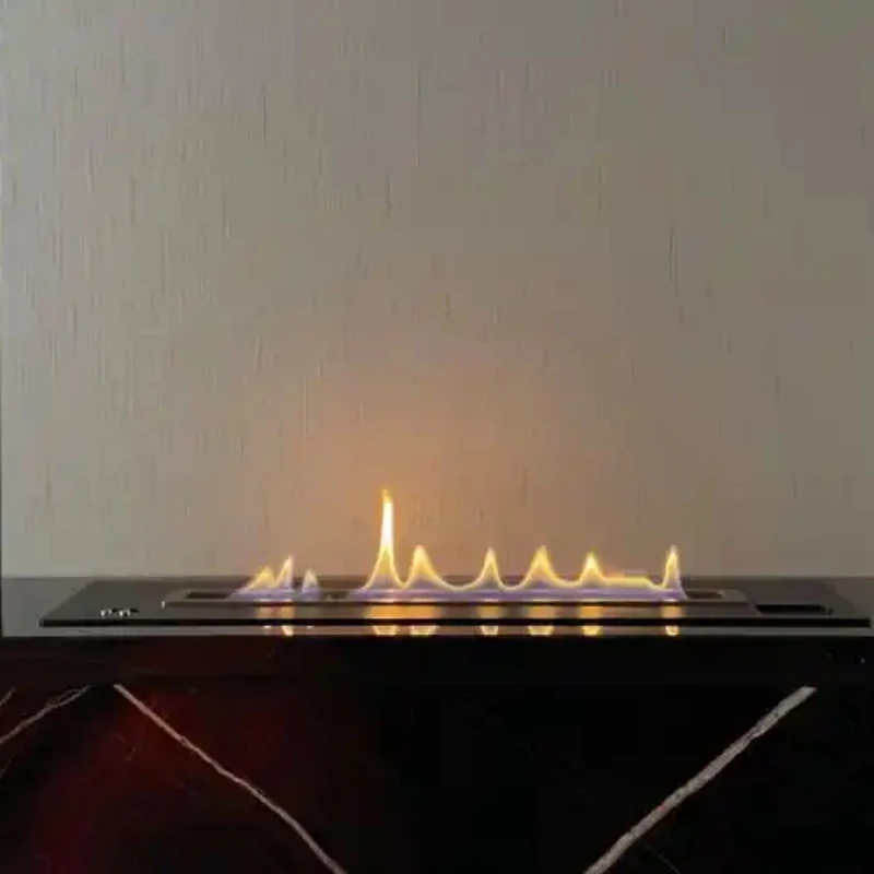 

tuya wifi smart burner bioethanol kamin electric rectangle bio ethanole fireplace homekit