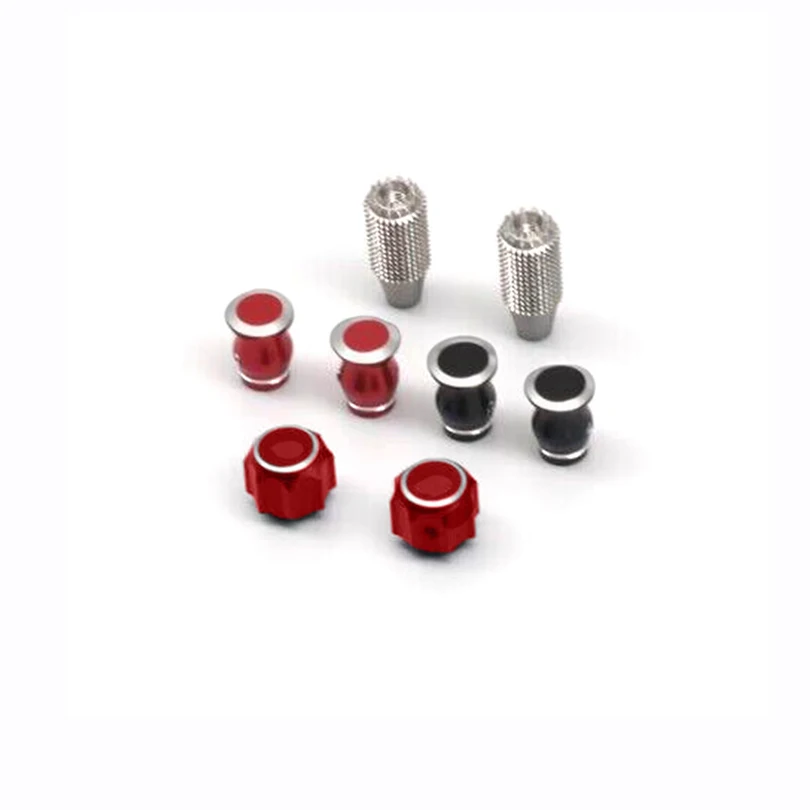 Remote Controller Rocker Thumb Joystick Lever Red/Black Knob Gimbal Stick Ends CNC Modification Kit RC Drone for Jumper T20 T20S