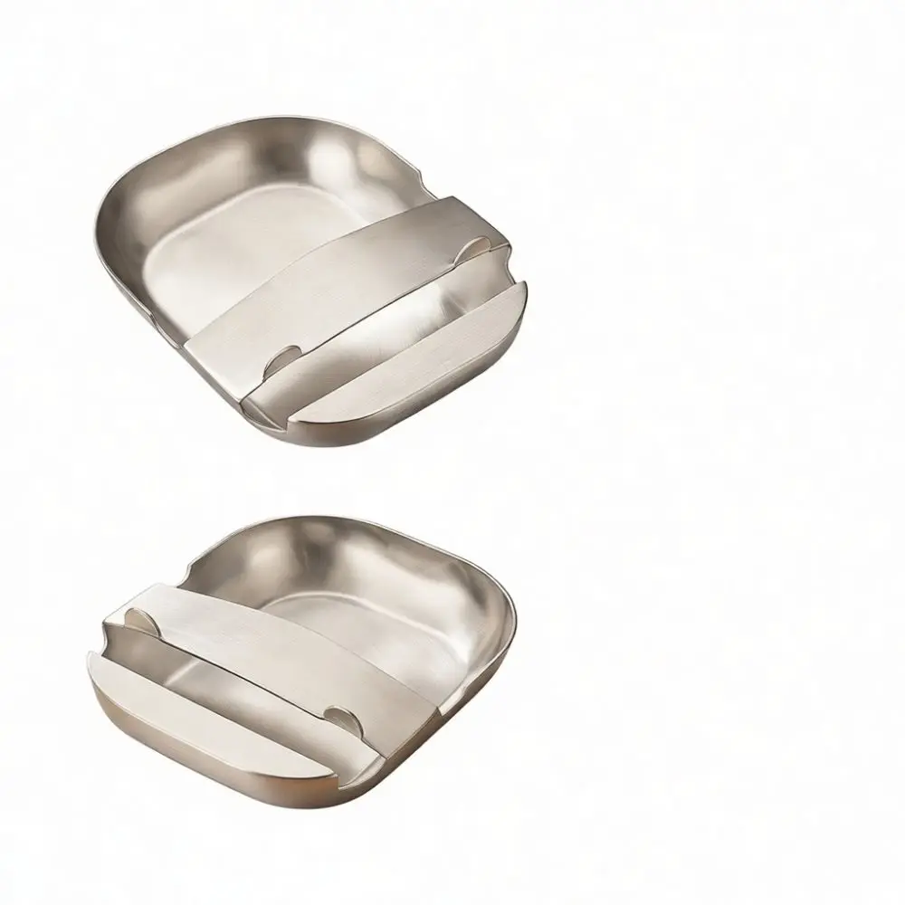 Kitchen Spatula Holder 304 Stainless Steel Pot Lid Stand Upright Spoon Rest Rack Organizer Cooking Utensil Storage Base