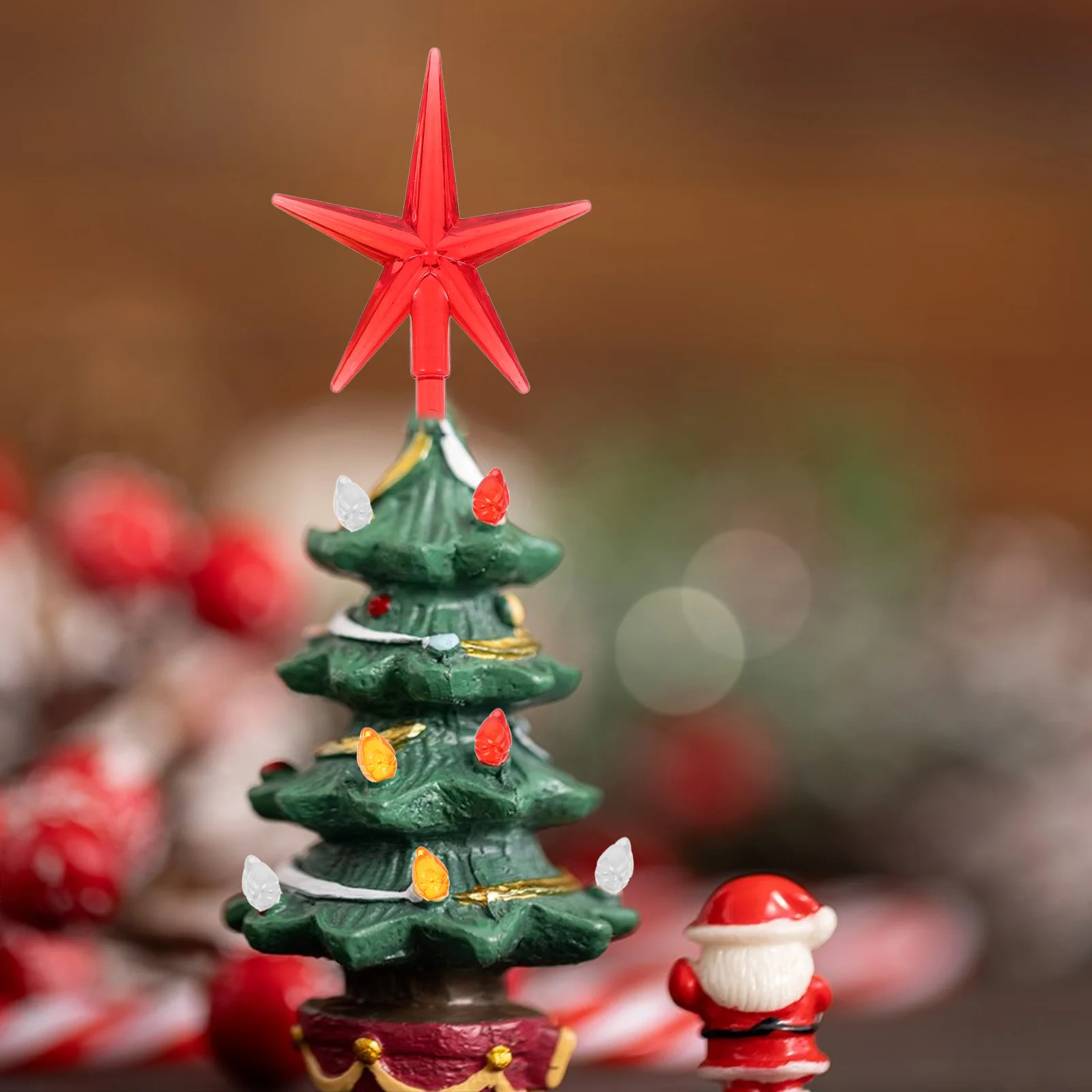 

103Pcs Multicolor Ceramic Christmas Tree Replacement Bulbs Large Plastic Ornaments DIY Holiday Decor