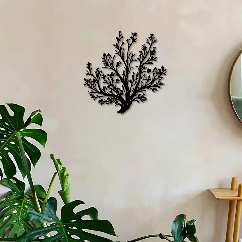 CIFBUY Metal Wall Art Interior Decoration Forged Iron Ornament For Home Living Room Bedroom Hanging Decor Display