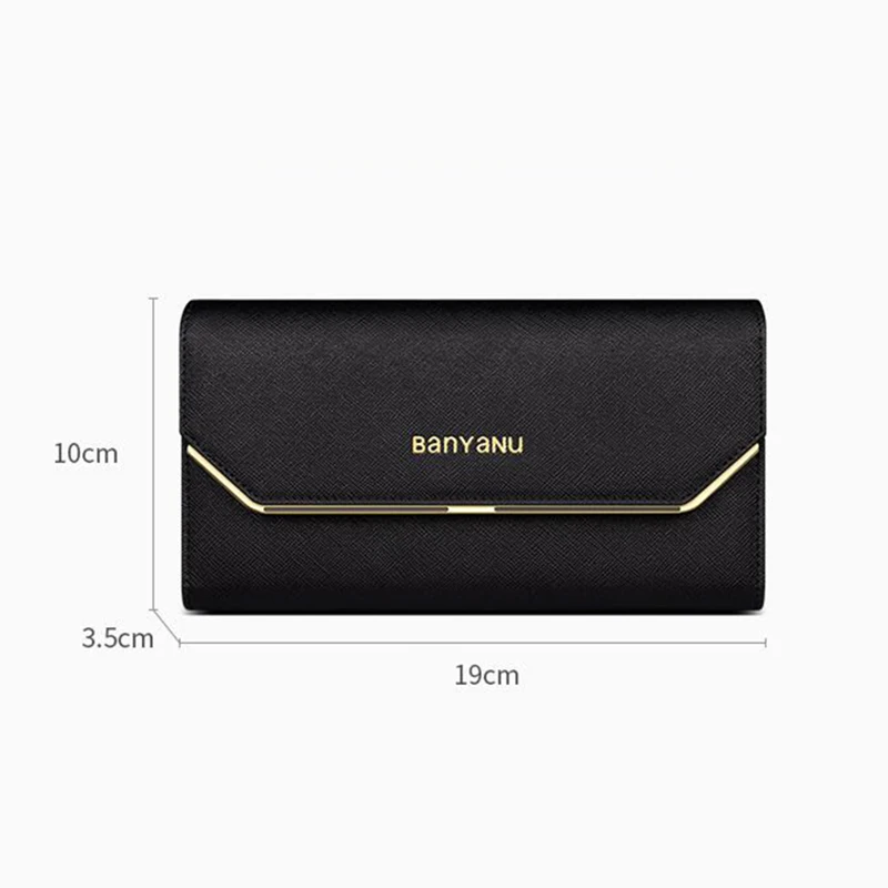 Large Capacity Women Long Purse 6.7inch Phone Bag Genuine Leather Wallet for Women Birthday Gifts