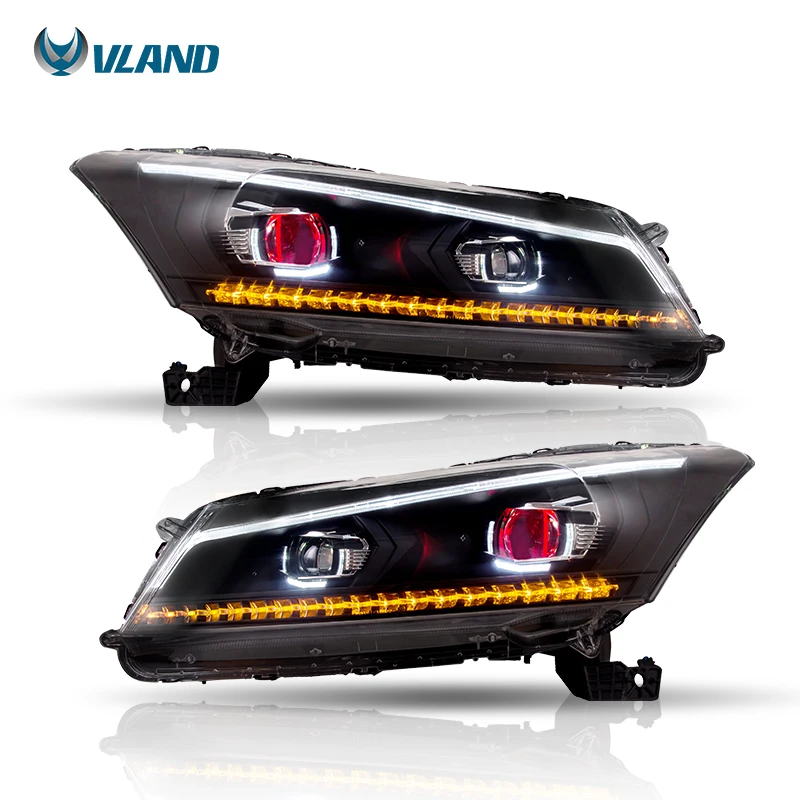 

Full LED Head Light for Accord 8 With Demon Eye Headlights 2008-2013 Front Lamp for HONDA ACCORD