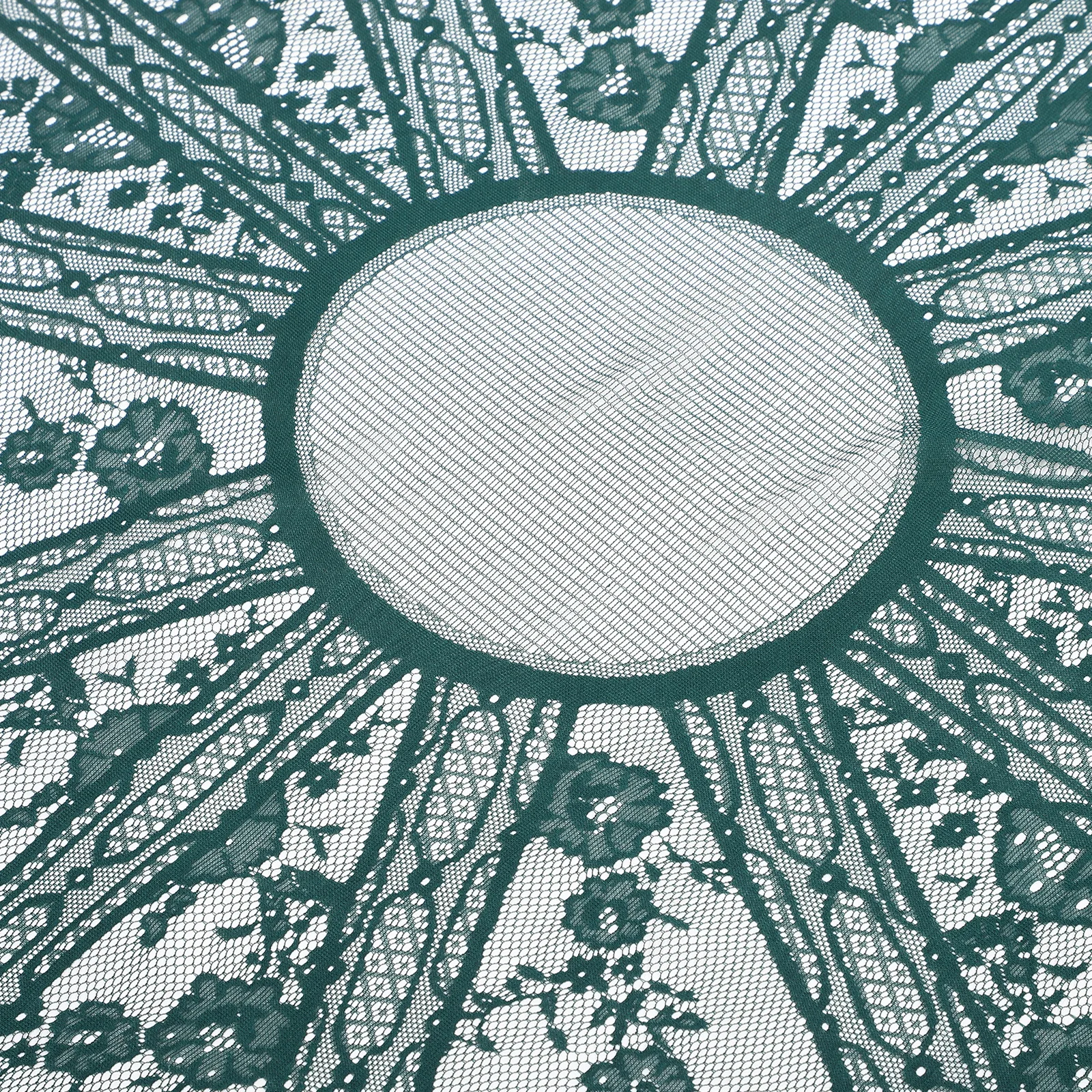 

Creative Dark Green Lace Tablecloth Adds New Lifestyle to Dining Area Event Decor Tablecloth Table Cloth Round