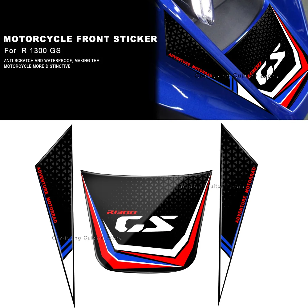 

3D мотоциклетные наклейки, комплект наклеек с маской на рот, декоративные наклейки, аксессуары для BMW R1300GS R 1300 GS 2023 2024