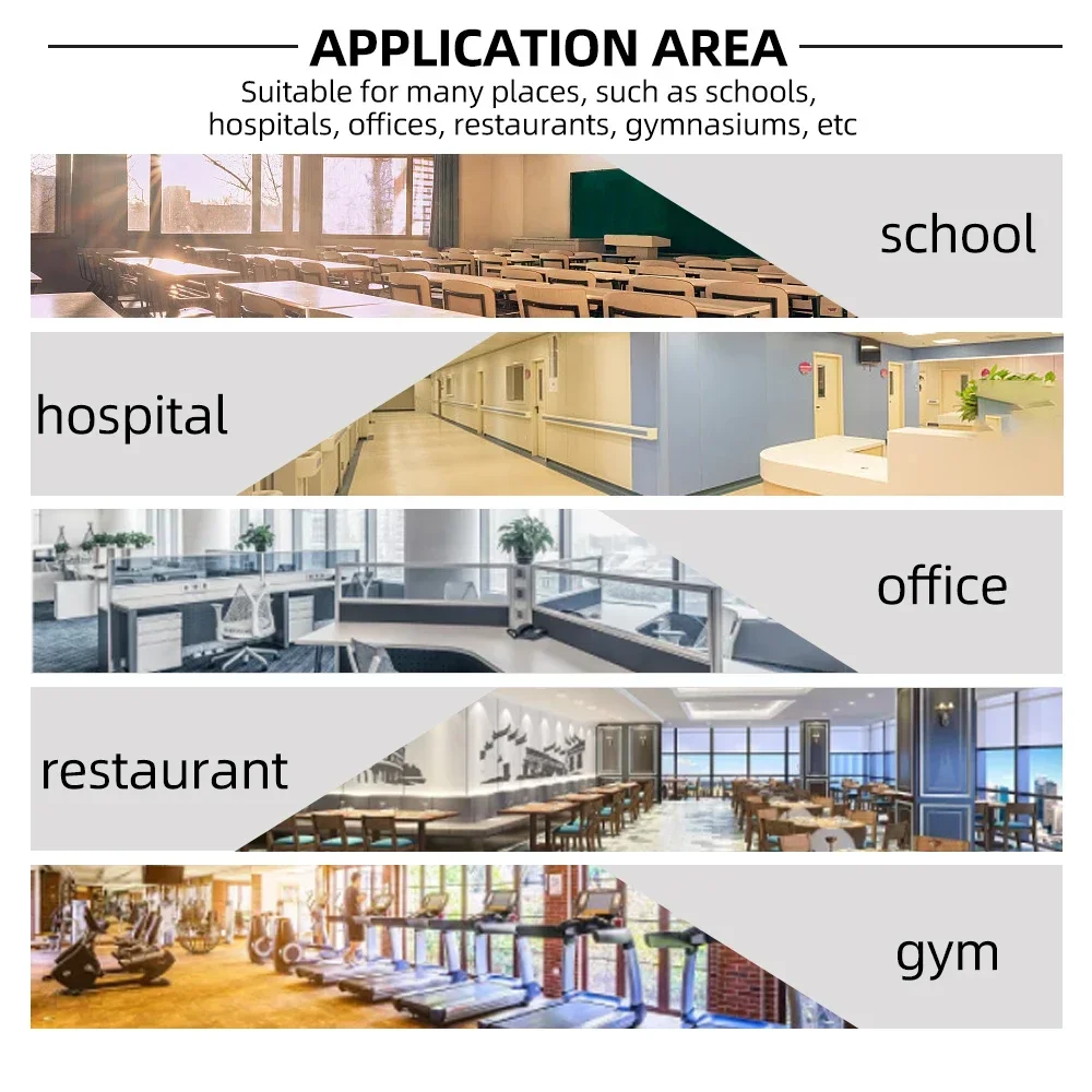 5 in 1 Digital Air Quality Monitor CO2 HCHO TVOC Humidity and Temperature Monitor CO2 Tester LCD Rechargeable Portable nebulizer