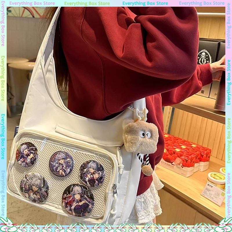 新しい女の子アニメショルダーバッグ大学大容量透明バッグ学生バッジ Itabag 二次元グッズ人形バッグ