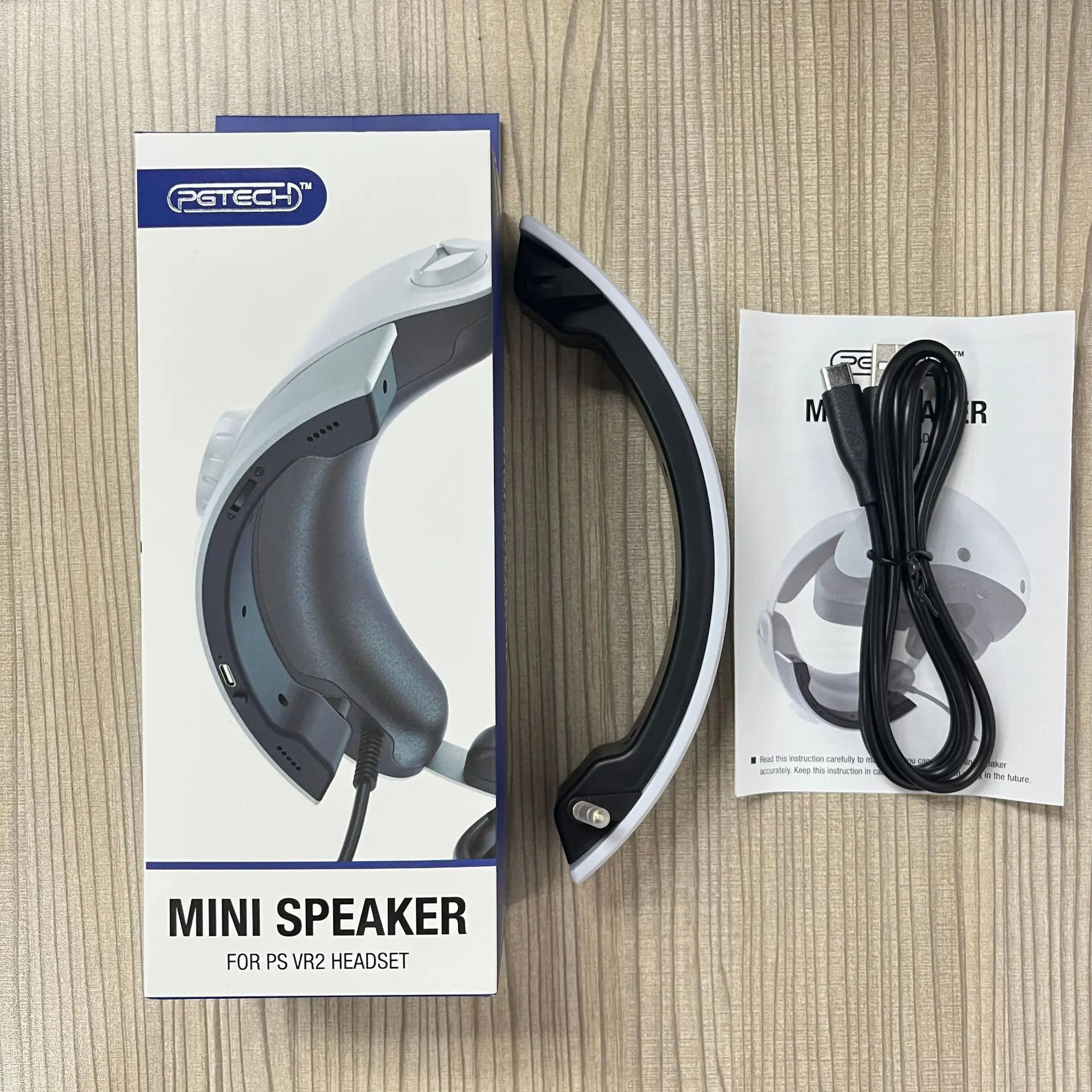 GP-519 ل PS VR2 ستيريو مكبر الصوت الخارجي ل PSVR2 خوذة المحمولة الخارجية ستيريو مكبر صوت صغير