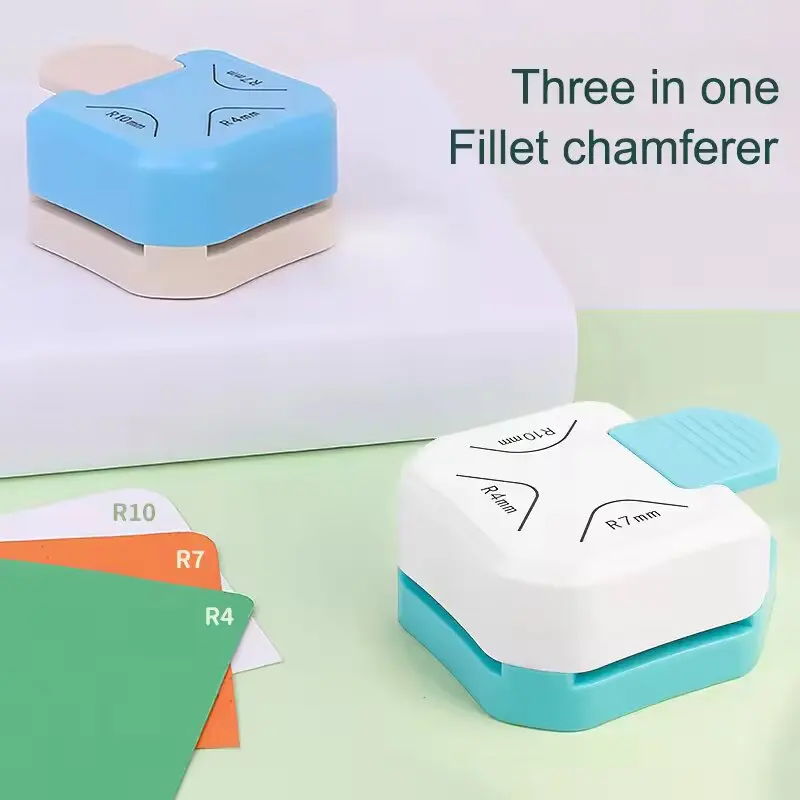 3-in-1 Corner Cutter And Embosser Tool for Paper Photos Business Cards - Precision Corner Rounder